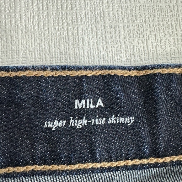 Ag Adriano Goldschmied Mila super high rise skinny jeans size 29R - Picture 8 of 11